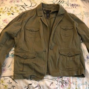 Green army jacket